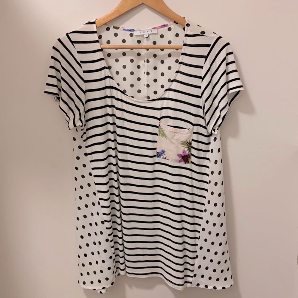 Light breezy t-shirt blouse